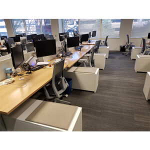 US Foods remodeled offices with desks