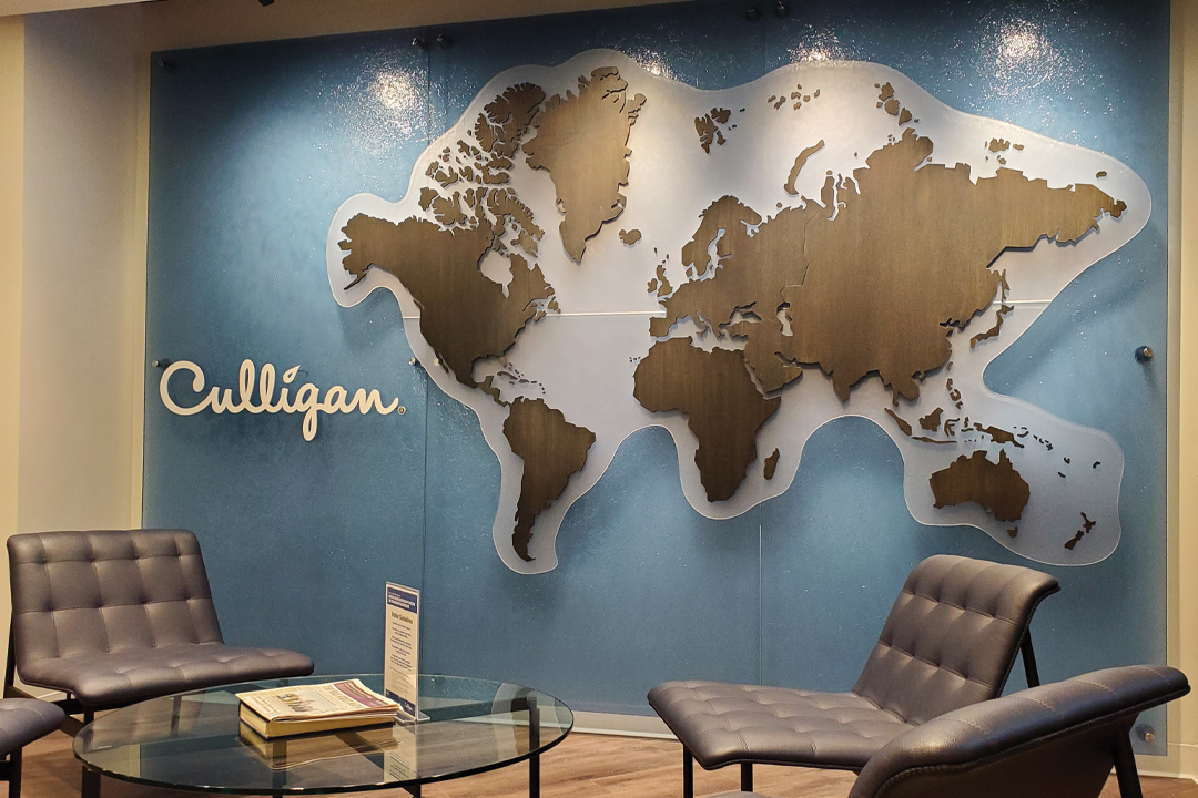 Culligan International map wall